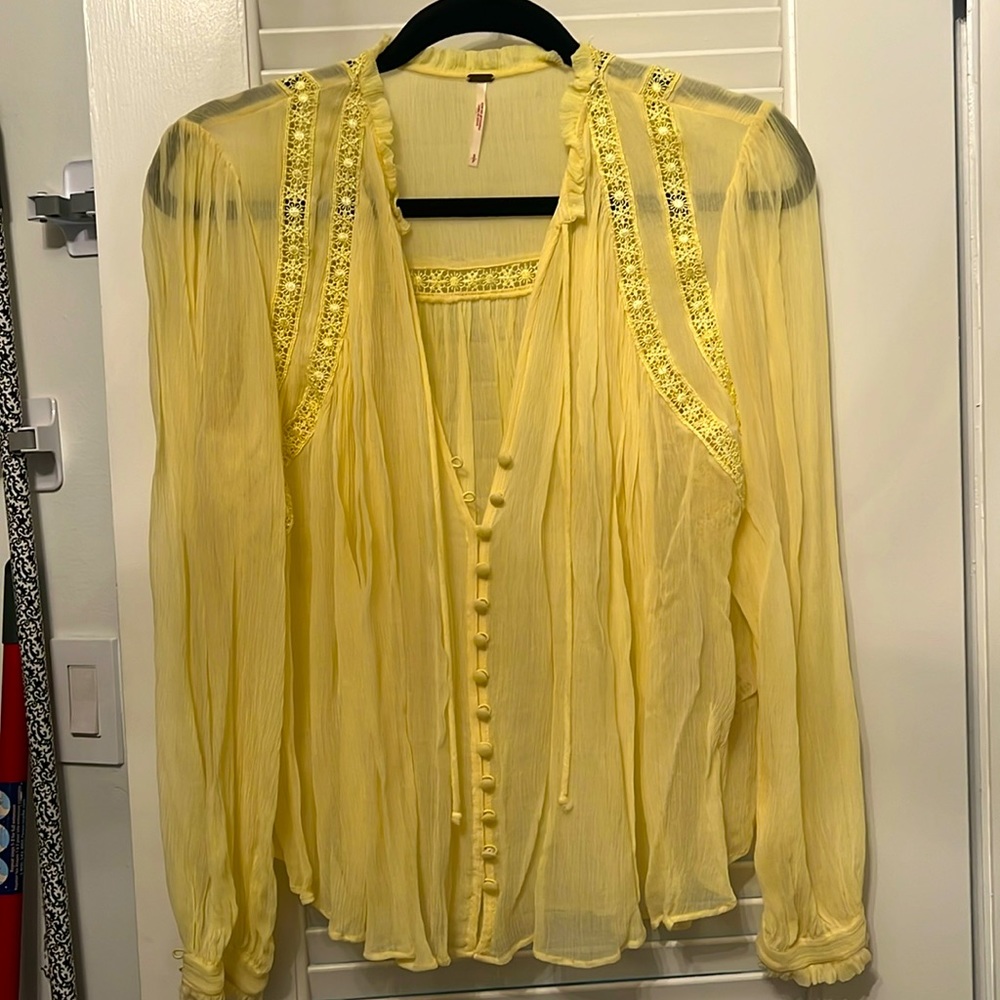 Sheer top by Free People